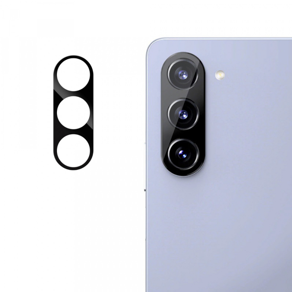 Folie de protectie Camera Spate Techsuit pentru Samsung Galaxy Z Fold6 F956, Sticla Securizata, Neagra
