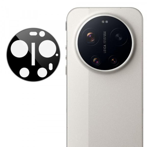 Folie de protectie Camera Spate Techsuit pentru Xiaomi 17 Ultra, Sticla Securizata, Neagra