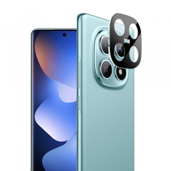 Folie de protectie Camera Spate Techsuit pentru Xiaomi Poco M8 / Redmi Note 15 5G, Sticla Securizata, Neagra