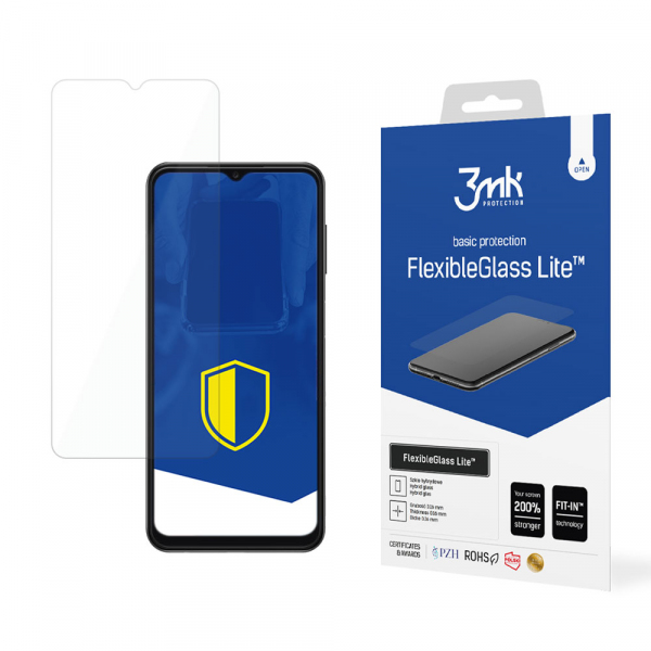 Folie de protectie Ecran 3MK FlexibleGlass Lite pentru Samsung Galaxy A13 A137 / A13 A135, Sticla Flexibila, Full Glue