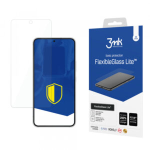 Folie de protectie Ecran 3MK FlexibleGlass Lite pentru Samsung Galaxy S22 5G S901, Sticla Flexibila, Full Glue