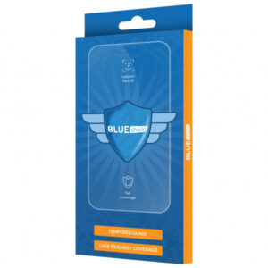 Folie de protectie Ecran Blue Shield pentru Samsung Galaxy A35 5G A356, Sticla Securizata, Full Glue, Case Friendly, Neagra