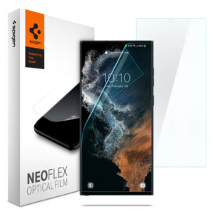 Folie de protectie Ecran Spigen Neo Flex pentru Samsung Galaxy S22 Ultra 5G S908, Plastic, Set 2 bucati AFL04137