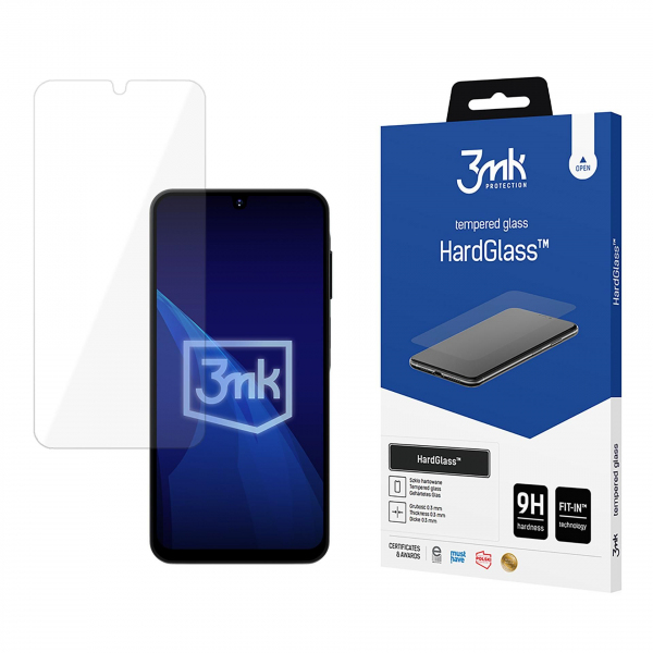Folie de protectie Ecran 3MK HardGlass pentru Samsung Galaxy A17 4G A175 / A17 5G A176 / A16 5G A166 / A16 4G A165, Sticla Securizata, Full Glue