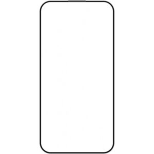 Folie de protectie Ecran Bear HD pentru Apple iPhone 16, Sticla Securizata, Full Glue, Neagra