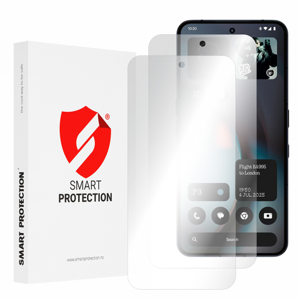 Folie de protectie Ecran Smart Protection Premium Classic pentru Nothing Phone (3), Plastic, Set 2 bucati