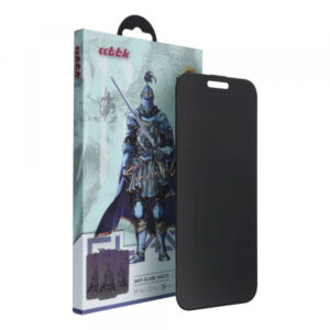 Folie de protectie Ecran Privacy OG Shuijia pentru Apple iPhone 15 Pro, Sticla Securizata, Full Glue
