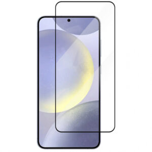 Folie de protectie Ecran Vmax pentru Samsung Galaxy S24+ S926, Sticla Securizata, Full Glue, 9D, Neagra