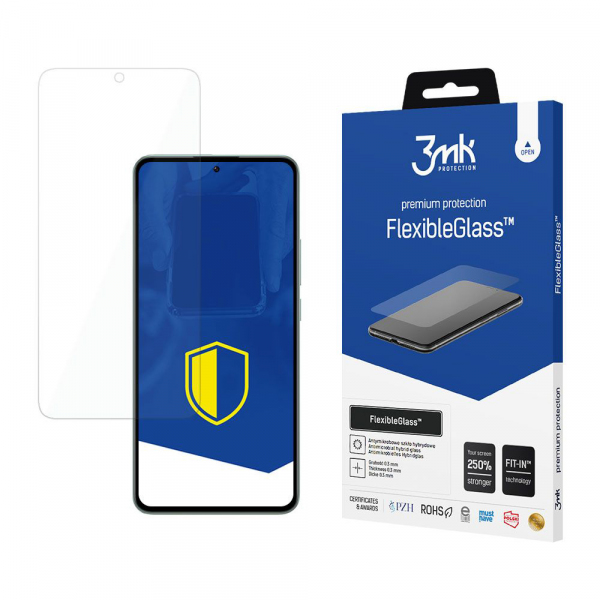 Folie de protectie Ecran 3MK FlexibleGlass pentru Xiaomi 13T Pro / 13T, Sticla Flexibila, Full Glue