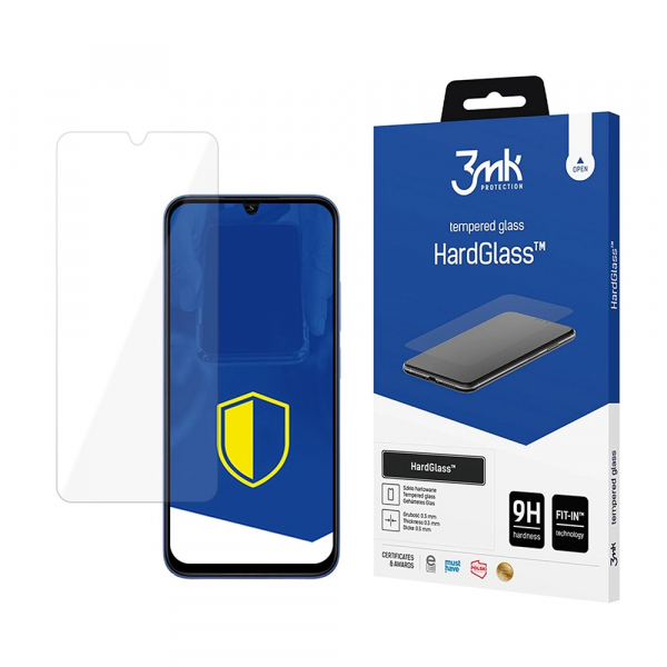 Folie de protectie Ecran 3MK HardGlass pentru Xiaomi Redmi 15C 4G, Sticla Securizata, Full Glue