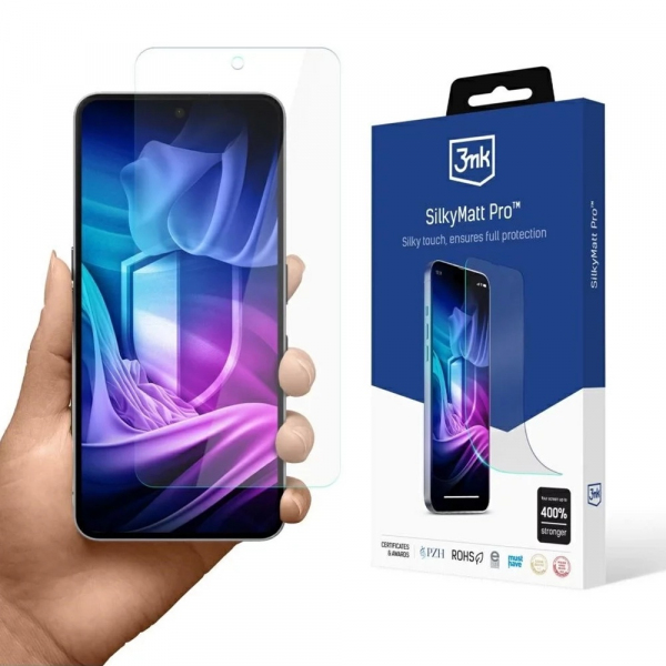 Folie de protectie Ecran Matte 3MK Silky Pro pentru Nothing Phone (3a) / Phone (3a) Pro, Plastic