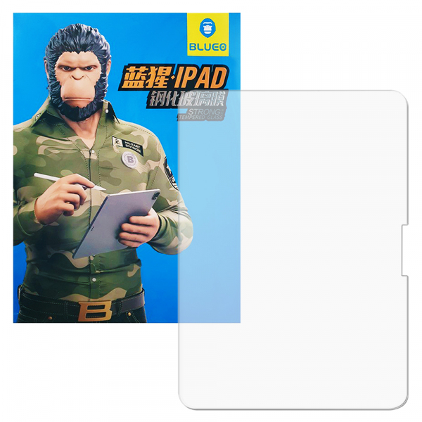 Folie de protectie Ecran Blueo HD pentru Apple iPad Air 11 (2024), Sticla Securizata, Full Glue