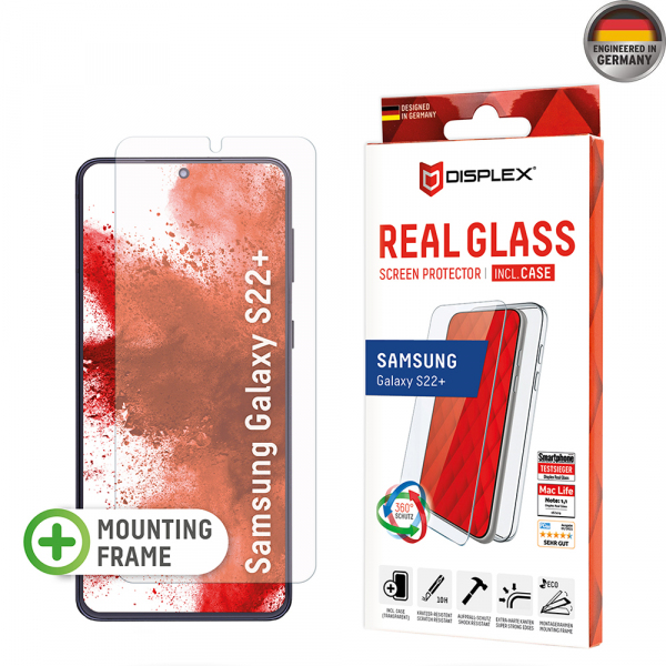 Folie de protectie Ecran Displex Premium pentru Samsung Galaxy S22+ 5G S906, Sticla Securizata, Full Glue