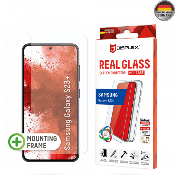 Folie de protectie Ecran Displex Premium pentru Samsung Galaxy S23+ S916, Sticla Securizata, Full Glue