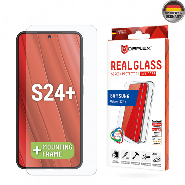 Folie de protectie Ecran Displex Premium pentru Samsung Galaxy S24+ S926, Sticla Securizata, Full Glue