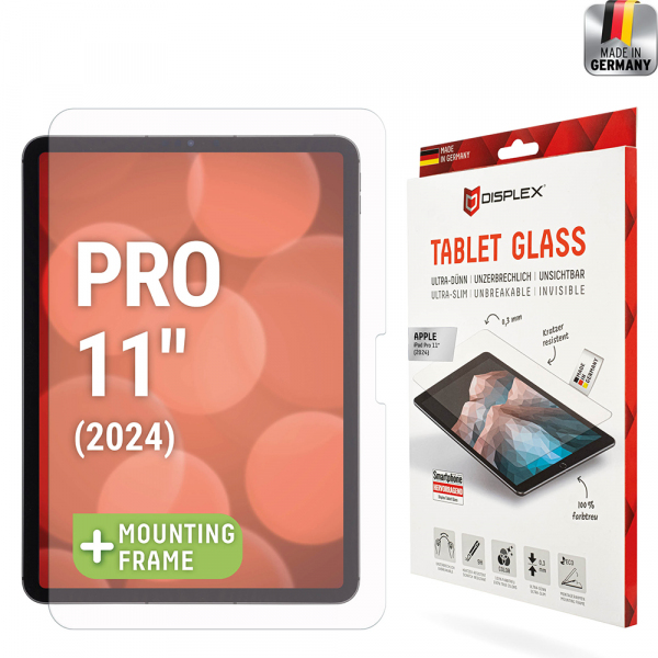 Folie de protectie Ecran Displex Tablet Glass pentru Apple iPad Pro 11 (2024), Sticla Flexibila, Full Glue