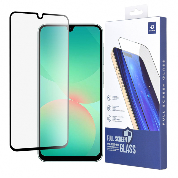 Folie de protectie Ecran DUX DUCIS pentru Samsung Galaxy A26 A266, Sticla Securizata, Edge Glue, Neagra