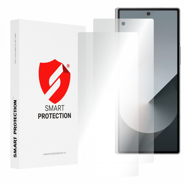 Folie de protectie Ecran Exterior Smart Protection Premium Classic pentru Samsung Galaxy Z Fold7 F966, Plastic, Set 2 bucati