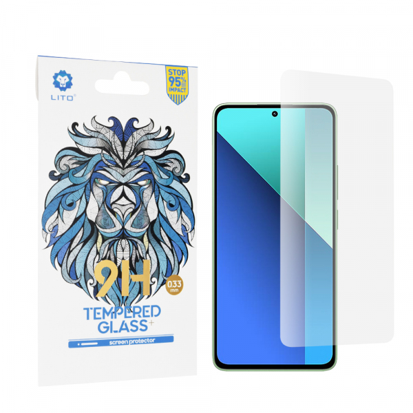 Folie de protectie Ecran Lito Classic pentru Xiaomi Redmi Note 13 4G, Sticla Securizata, Full Glue, 2.5D