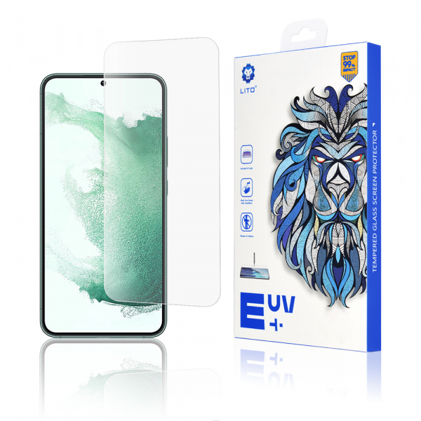 Folie de protectie Ecran Lito pentru Samsung Galaxy S23+ S916 / S22+ 5G S906, Sticla Securizata, UV Glue, 3D