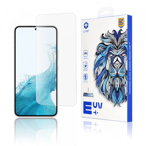 Folie de protectie Ecran Lito pentru Samsung Galaxy S23 S911 / S22 5G S901, Sticla Securizata, UV Glue, 3D