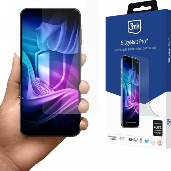 Folie de protectie Ecran Matte 3MK Silky Pro pentru Samsung Galaxy A17 4G A175 / A17 5G A176 / A16 5G A166 / A16 4G A165, Plastic