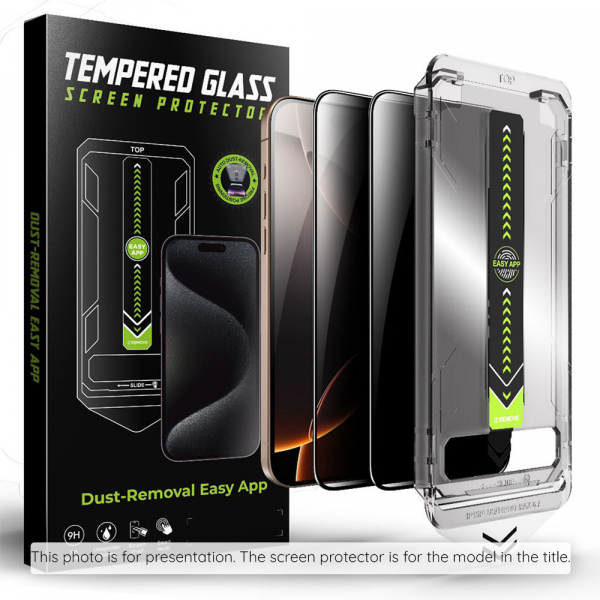 Folie de protectie Ecran Privacy Techsuit TitanGlass CrystalHD pentru Samsung Galaxy S25 FE, Sticla Securizata, Full Glue