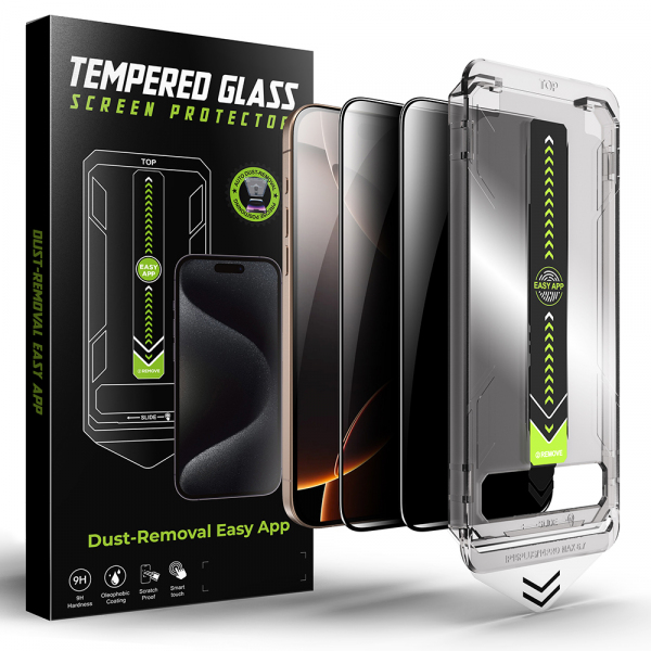 Folie de protectie Ecran Privacy Techsuit TitanGlass pentru Apple iPhone 11 / XR, Sticla Securizata, Full Glue, Set 2 bucati