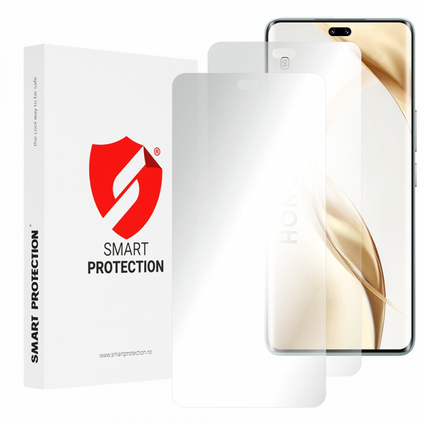 Folie de protectie Ecran Smart Protection Premium Classic pentru Honor 200 Pro, Plastic, Set 2 bucati