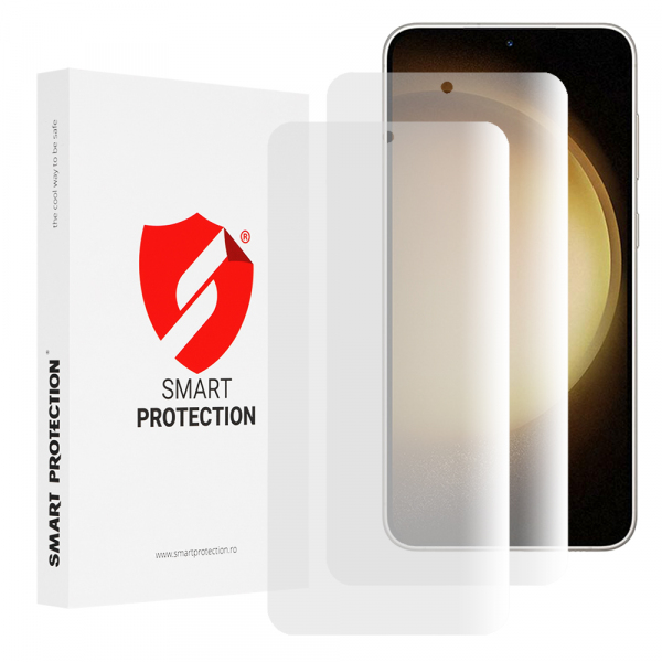 Folie de protectie Ecran Smart Protection Premium Classic pentru Samsung Galaxy S23+ S916, Plastic, Set 2 bucati