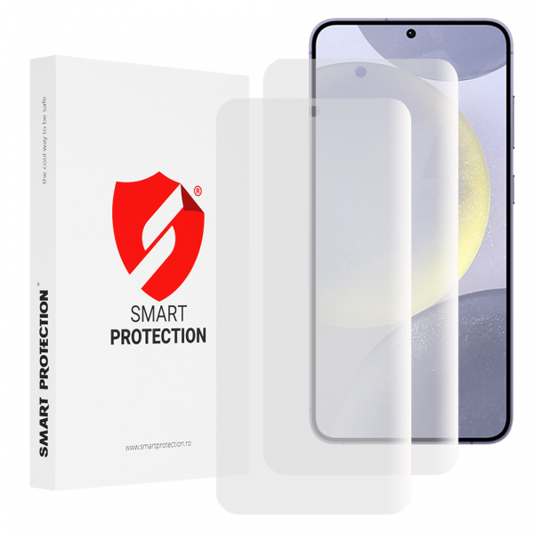 Folie de protectie Ecran Smart Protection Premium Classic pentru Samsung Galaxy S24+ S926, Plastic, Set 2 bucati