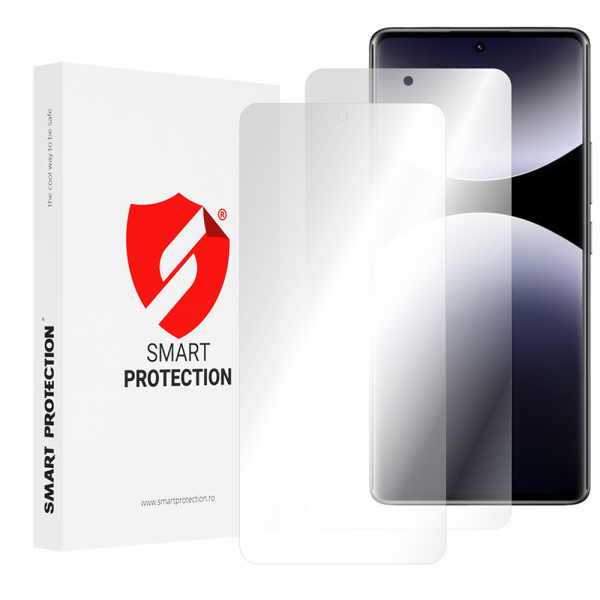 Folie de protectie Ecran Smart Protection Premium Classic pentru Xiaomi Poco X7 / Redmi Note 14 Pro 5G, Plastic, Set 2 bucati