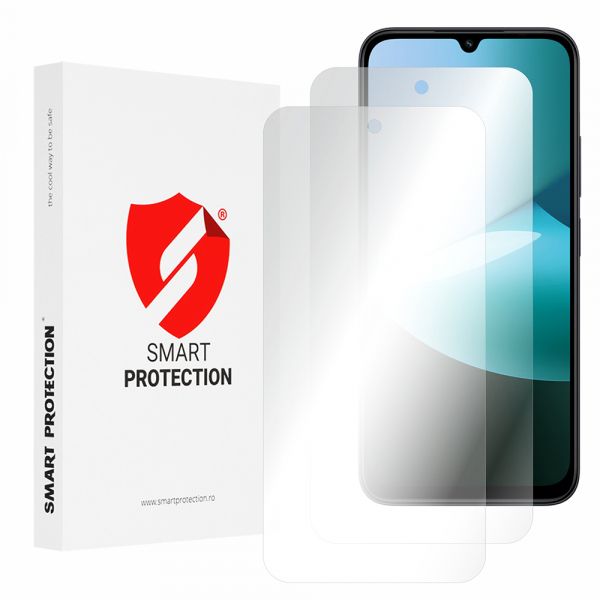 Folie de protectie Ecran Smart Protection Premium Classic pentru Xiaomi Redmi 15C 5G / 15C 4G, Plastic, Set 2 bucati