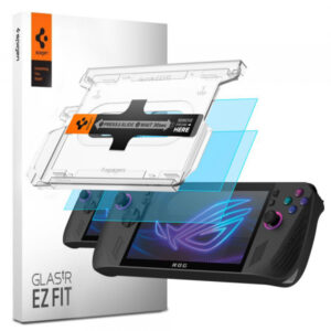 Folie Protectie Ecran Spigen GlastR EZ FIT pentru Asus ROG Ally X, Sticla Securizata, Set 2 bucati