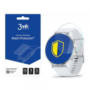 Folie Protectie 3MK Arc pentru Garmin Venu 3, Set 3 bucati, Plastic