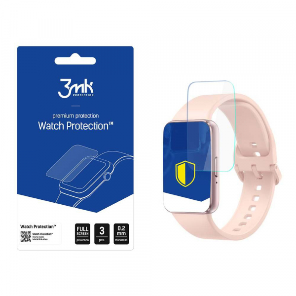 Folie Protectie 3MK Arc pentru Samsung Galaxy Fit3 R39M , Set 3 bucati, Plastic