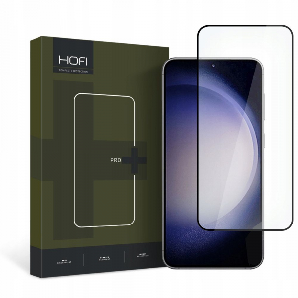 Folie de protectie Ecran HOFI PRO+ pentru Samsung Galaxy S23 S911, Sticla Securizata, Full Glue, Neagra