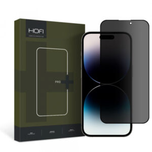 Folie de protectie Ecran Privacy HOFI PRO+ pentru Apple iPhone 14 Pro, Sticla Securizata, Full Glue