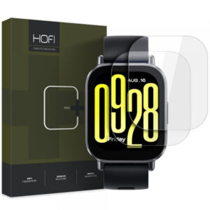 Folie Protectie HOFI Glass PRO+ pentru Xiaomi Redmi Watch 5 Active, Set 2 bucati, Sticla Securizata