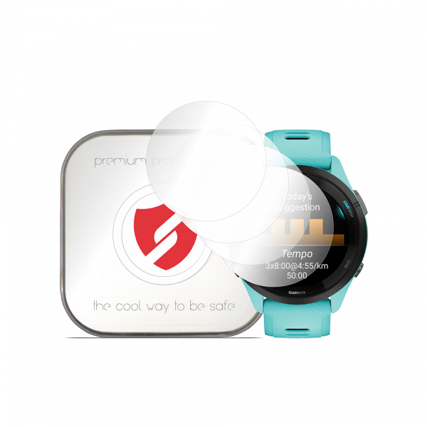Folie Protectie Smart Protection Premium Classic pentru Garmin Forerunner 265, Set 4 bucati, Plastic