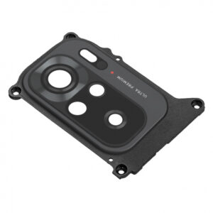 Geam Camera Spate Xiaomi Redmi Note 10, cu Rama, Negru