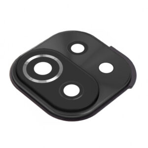Geam Camera Spate Xiaomi Mi 11 Lite 5G / 11 Lite, cu Rama, Negru