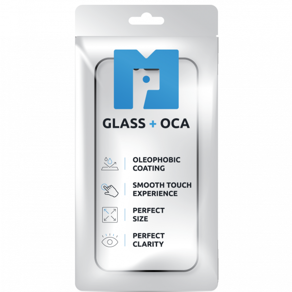 Geam Ecran + OCA MP compatibil cu Apple iPhone XS / X, Negru