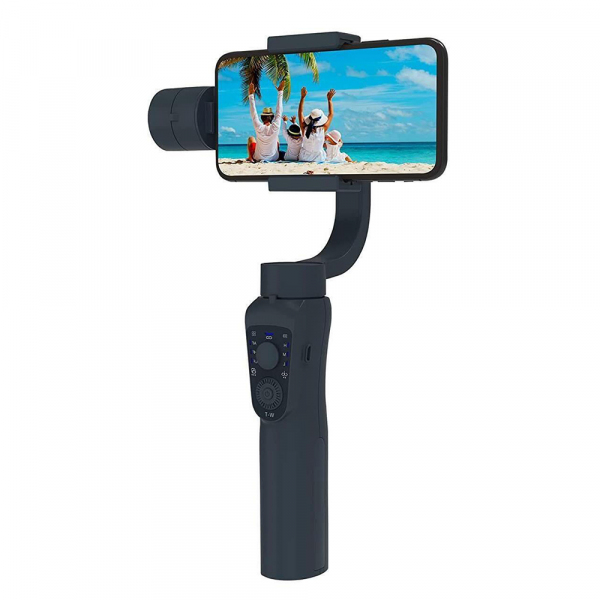 Gimbal Stabilizator Techsuit S5B, Universal, Negru