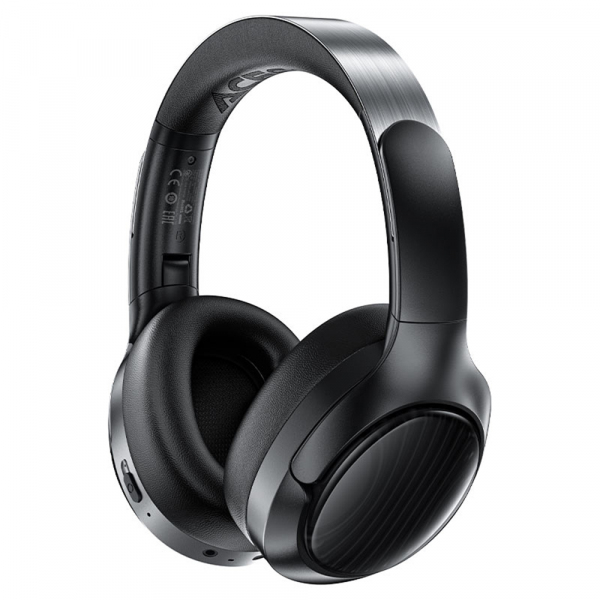 Handsfree Bluetooth Acefast H5, A2DP, ANC, Negru