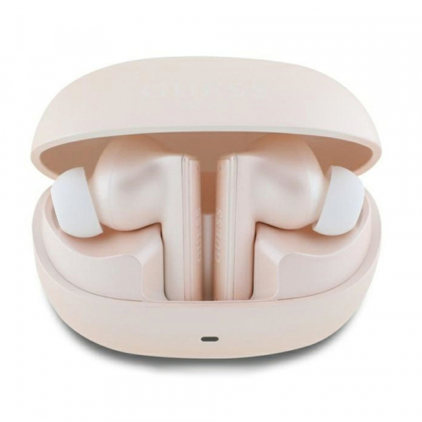 Handsfree Bluetooth Guess Capsule Printed Logo, TWS, ANC, Roz