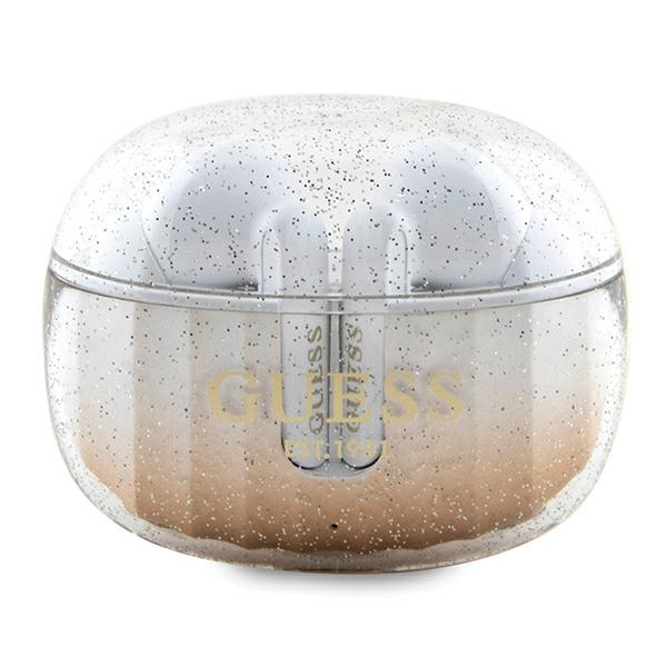 Handsfree Bluetooth Guess, TWS, Auriu