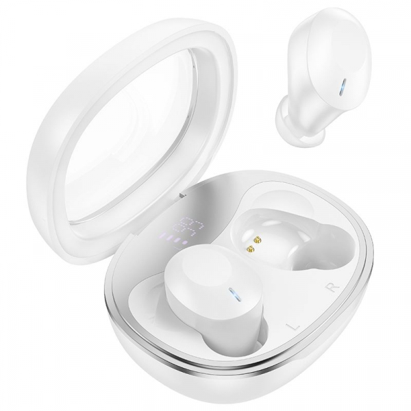 Handsfree Bluetooth HOCO EQ3, TWS, Alb
