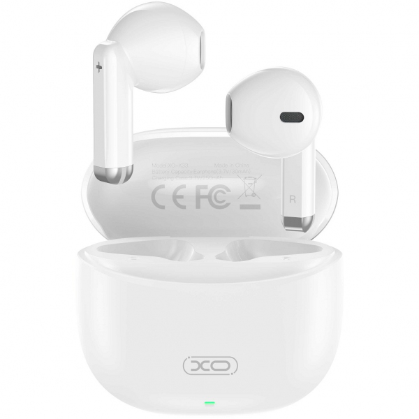 Handsfree Bluetooth XO Design X33, TWS, Alb