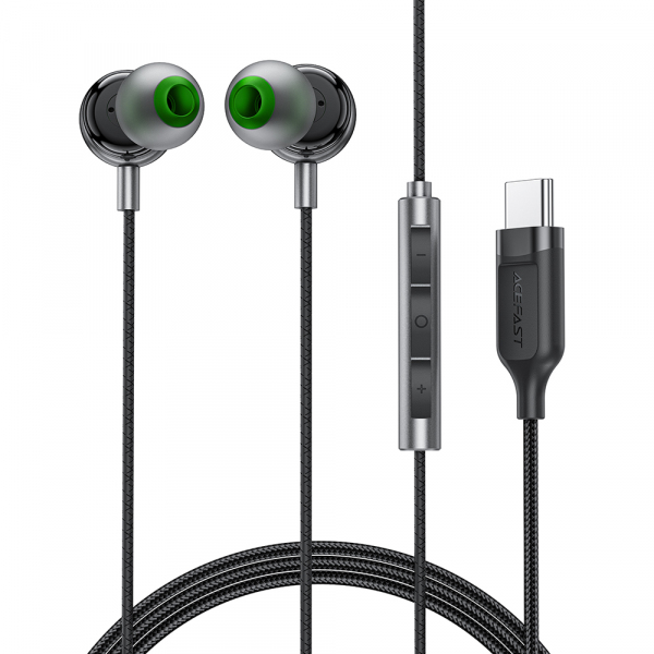 Handsfree USB-C Acefast L5, Negru